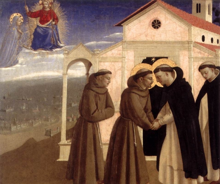 Meeting_of_St_Francis_and_St_Dominic Fra Angelico